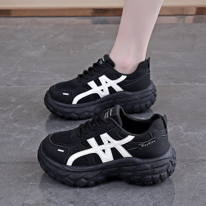 Damen Sneaker Chunky atmungsaktiv mit Stoßdämpfung