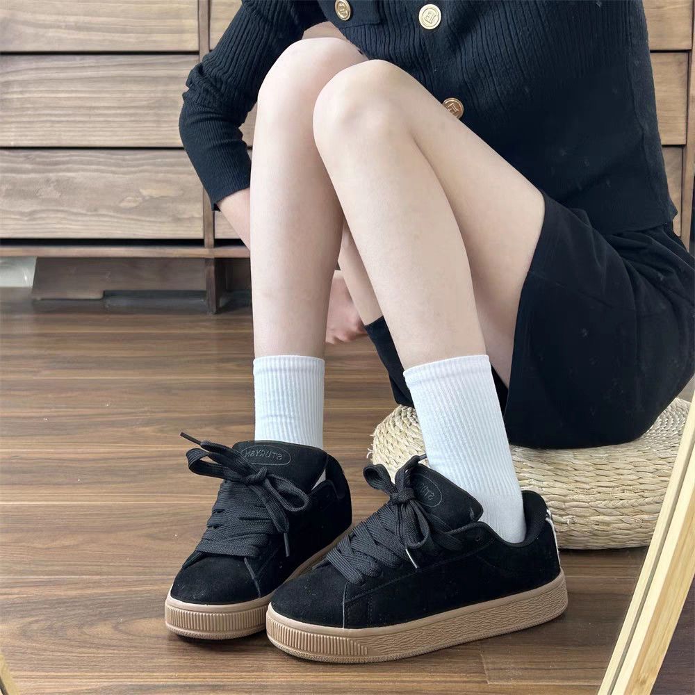 Damen Sneaker Weiches Nubukleder Rutschfest - BerlinGlamour