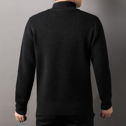 Herren Strickjacke Moderner Kragen Hochwertig