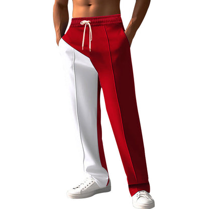 Herren Sport Hose Freizeit Modern Kontrast Farben