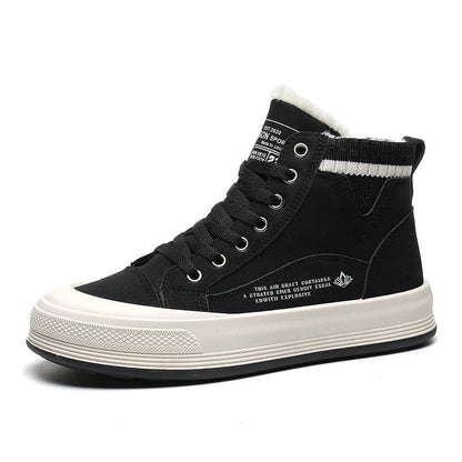 Damen High-Top Sneaker Warm Gefüttert Rutschfest