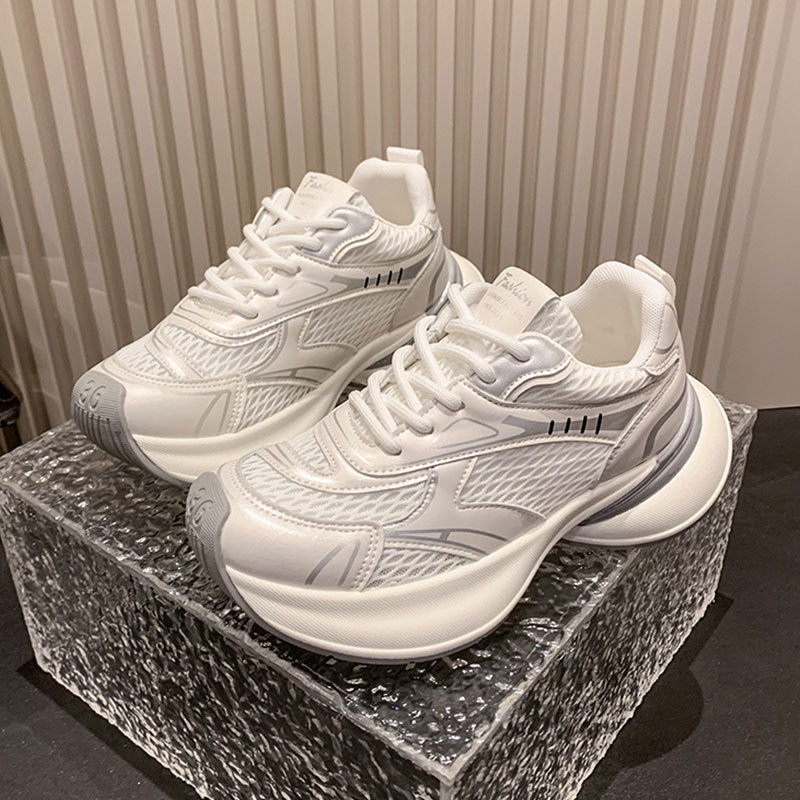 Damen Sneaker Sportlich Leicht Atmungsaktiv Bequem