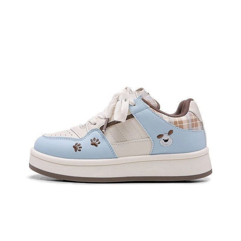 Damen Sneaker Sportlich Tiermuster Trendy Schuhe
