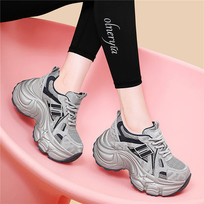 Damen Sneaker Hochsohle Lifestyle Schuhe Modern
