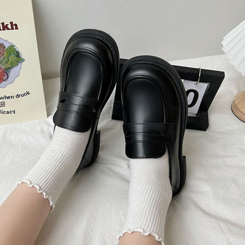 Damen Mokassins Elegante Schuhe mit Relief Detail