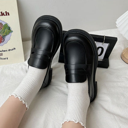 Damen Mokassins Elegante Schuhe mit Relief Detail