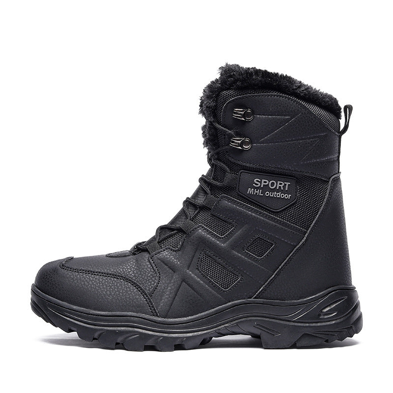 Wanderstiefel Damen Warm Winterstiefel Rutschfest