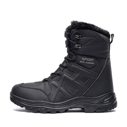 Wanderstiefel Damen Warm Winterstiefel Rutschfest