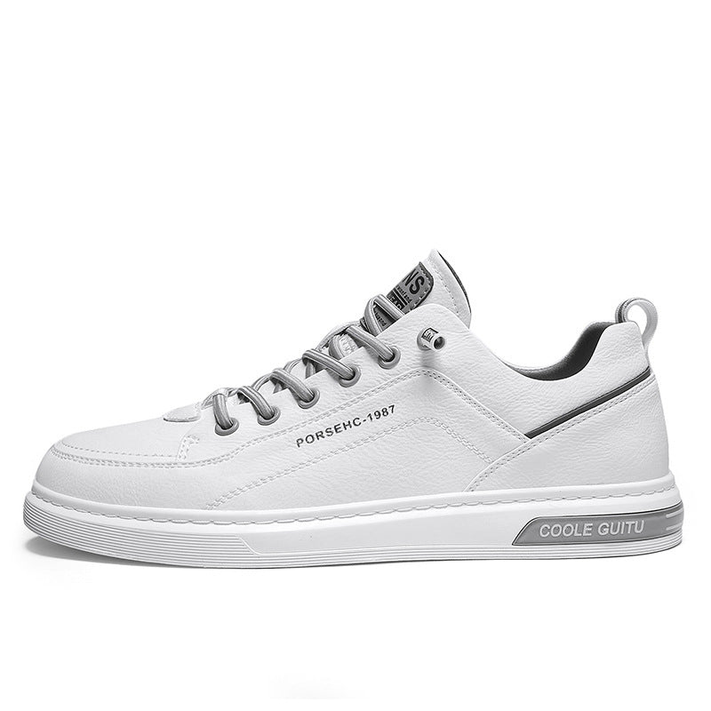 Damen Sneaker Atmungsaktiv Leder Freizeitschuhe