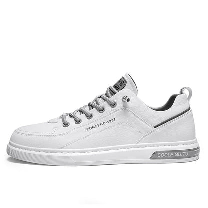 Damen Sneaker Atmungsaktiv Leder Freizeitschuhe
