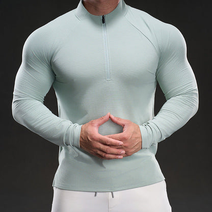 Herren Funktionsshirt Langarm Leicht Atmungsaktiv