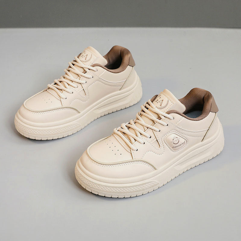 Damen Plateausneaker Atmungsaktiv Rutschfest Modern