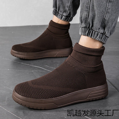 Damen Sport Sneaker Laufschuhe Knöchelschutz Rutschfest