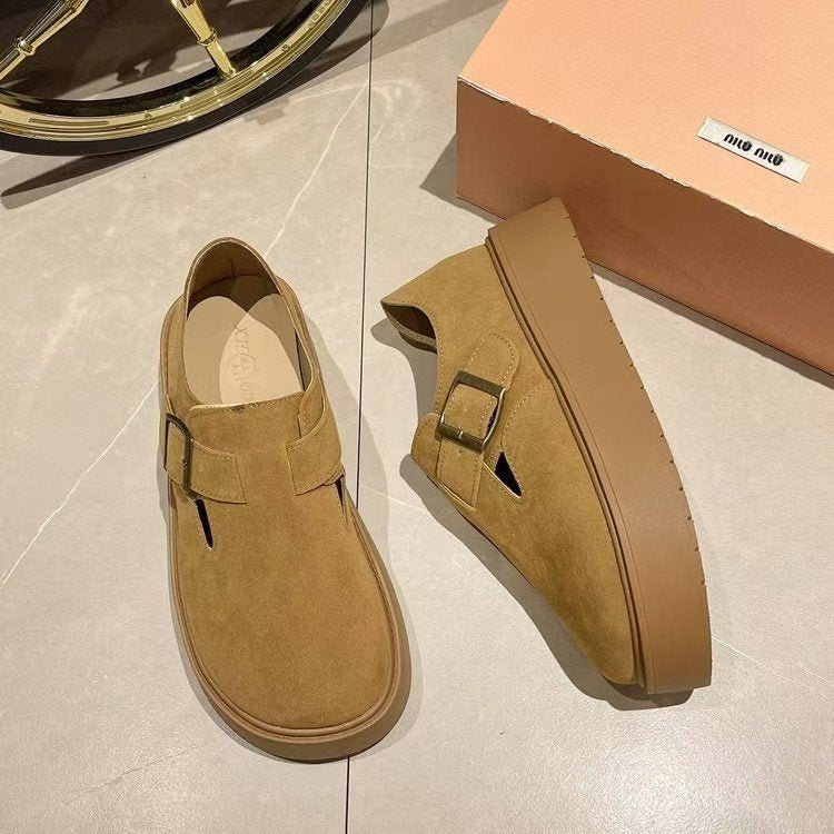 Damen Clogs Komfortabel Schnallenverschluss Modern