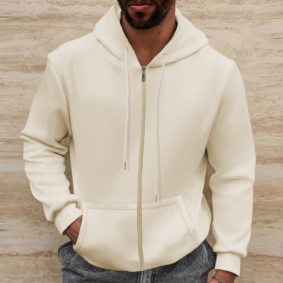 Herren Kapuzenpullover Lässig Struktur Innenfutter Modern - BerlinGlamour