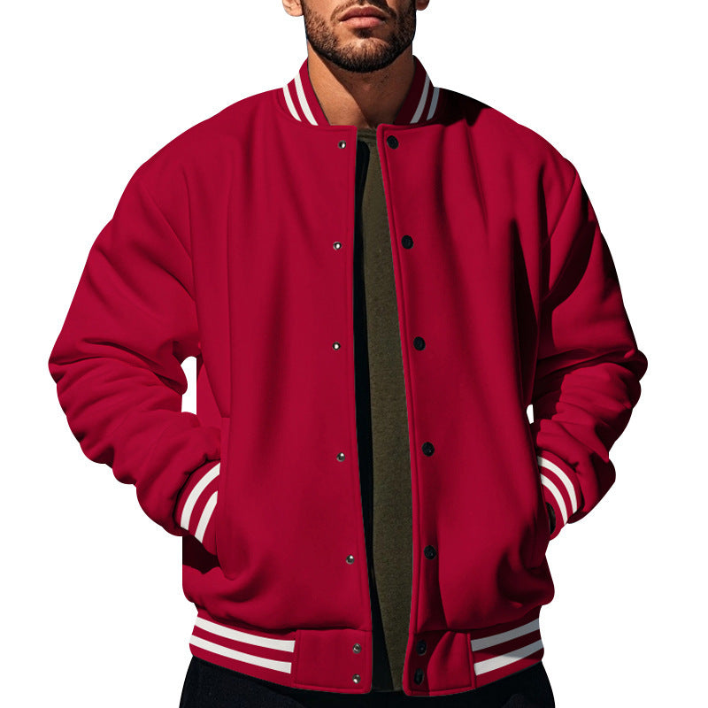 Herren Sportjacke Modern mit Kontrastfarben