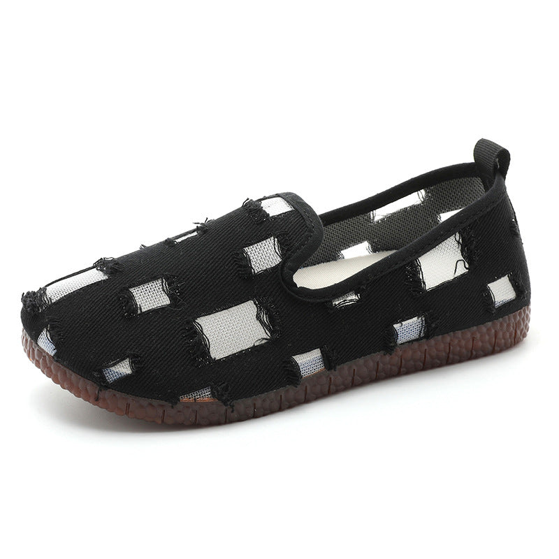 Damen Hausschuhe Slip-On Bequem atmungsaktiv - BerlinGlamour