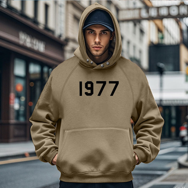 Herren Kapuzenpullover Gemütlich Mit Taschen Modern