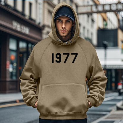 Herren Kapuzenpullover Gemütlich Mit Taschen Modern