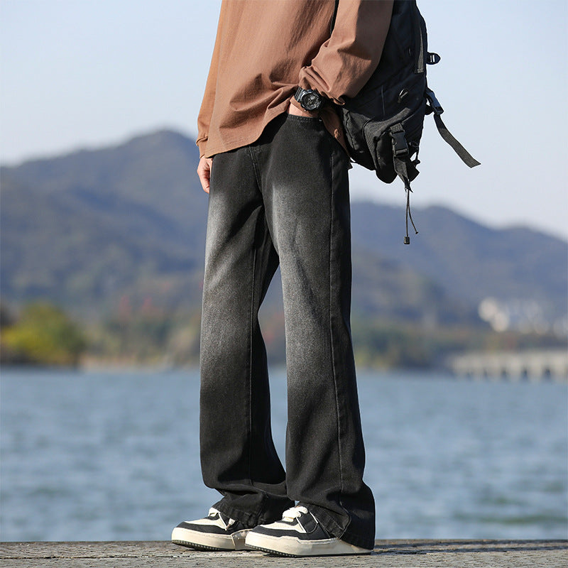 Herren Jeans Weite Bein Slim Fit Berlin Style