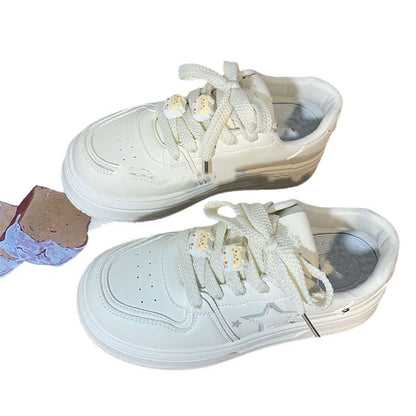 Damen Plateau Sneaker Schnürsenkel Custom Made