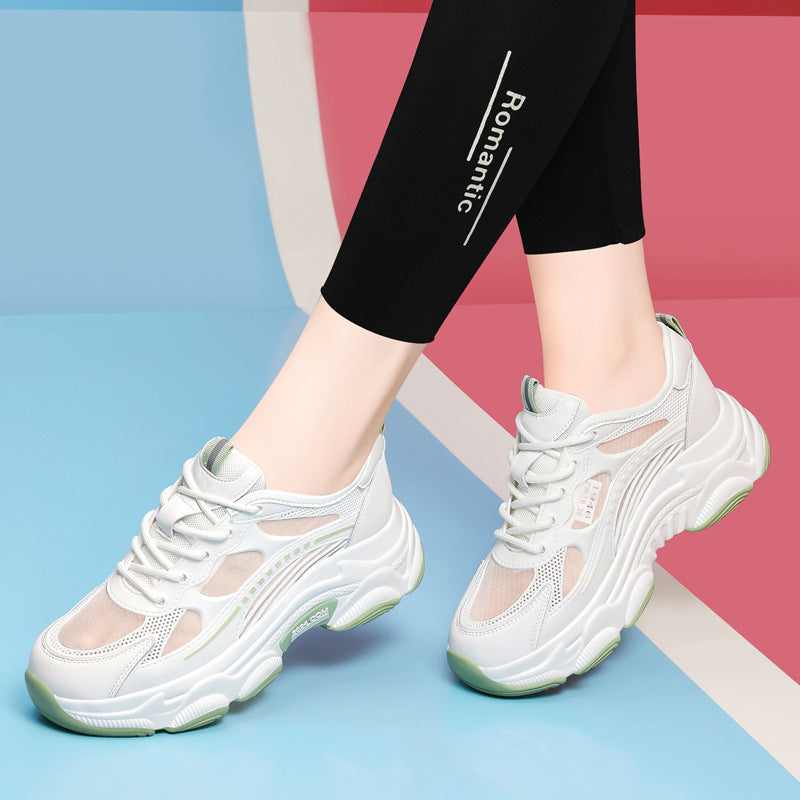 Damen Sneaker Sportlich Atmungsaktiv Dämpfend