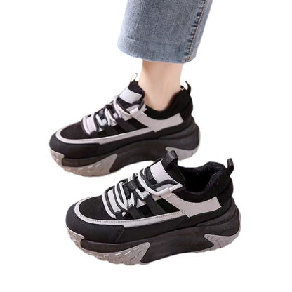 Damen Sneaker Chunky Atmungsaktiv Komfort Schuhe
