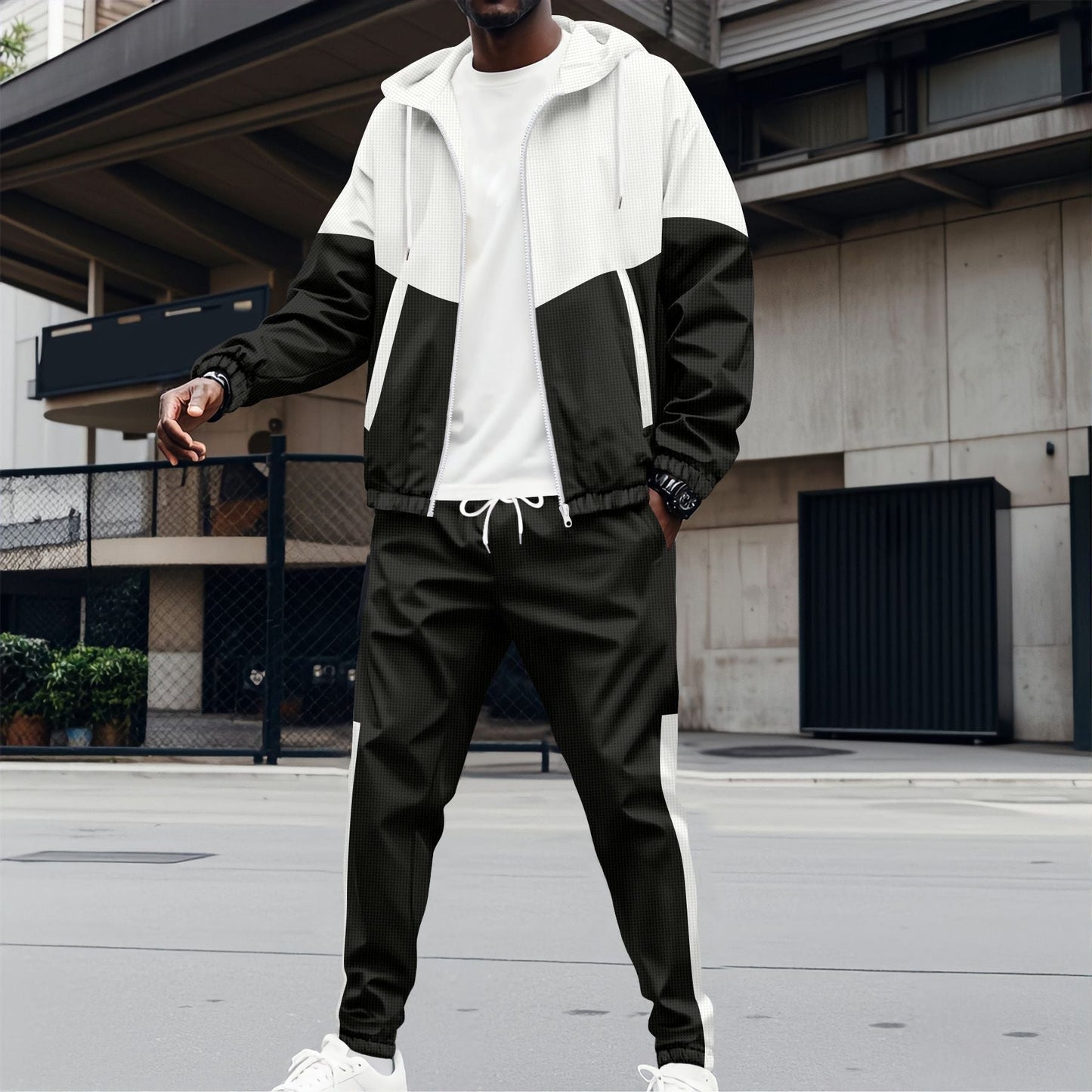 Herren Outdoor-Set Sportlich Atmungsaktiv Funktionelles Design