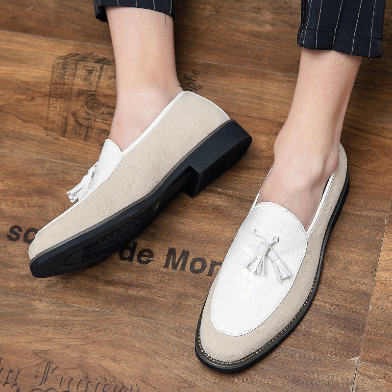 Damen Mokassins Elegante Quasten Schnürsenkel Modisch