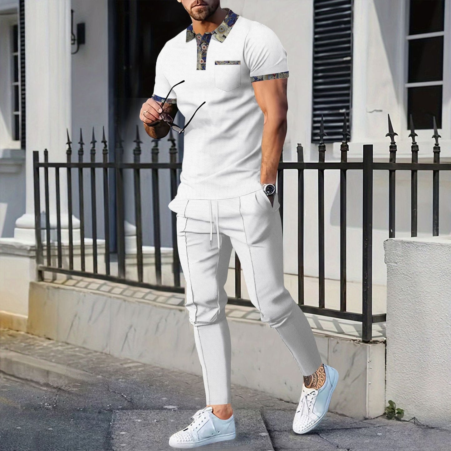 Stylisches Herren Polo-Shirt Modern Berlin