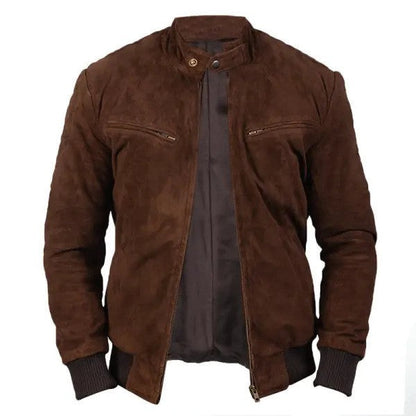 Lederjacke Herren Bikerstyle Zeitlos Modern