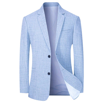 Herren Blazer Freizeit Elegante Struktur Optik Modern