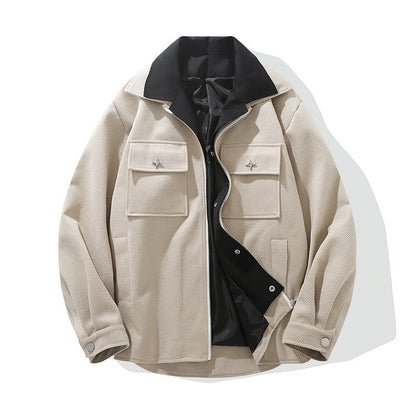 Herren Jacke Übergangsjacke Mit Taschen Modern - BerlinGlamour