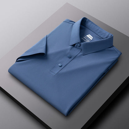 Herren Poloshirt Atmungsaktiv Strukturiert Modern