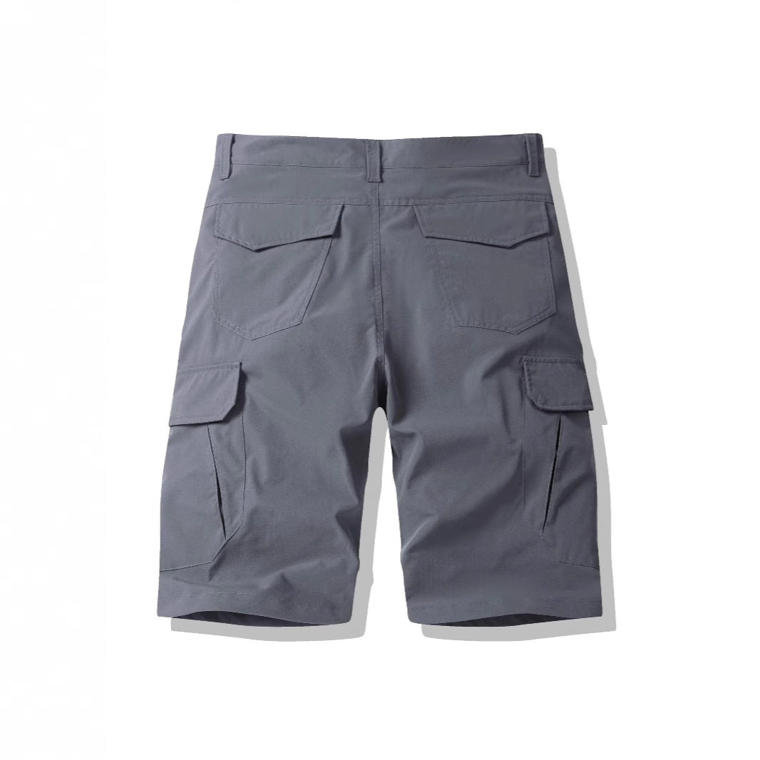Herren Cargo Shorts Multifunktional mit Seitentaschen Elastisch