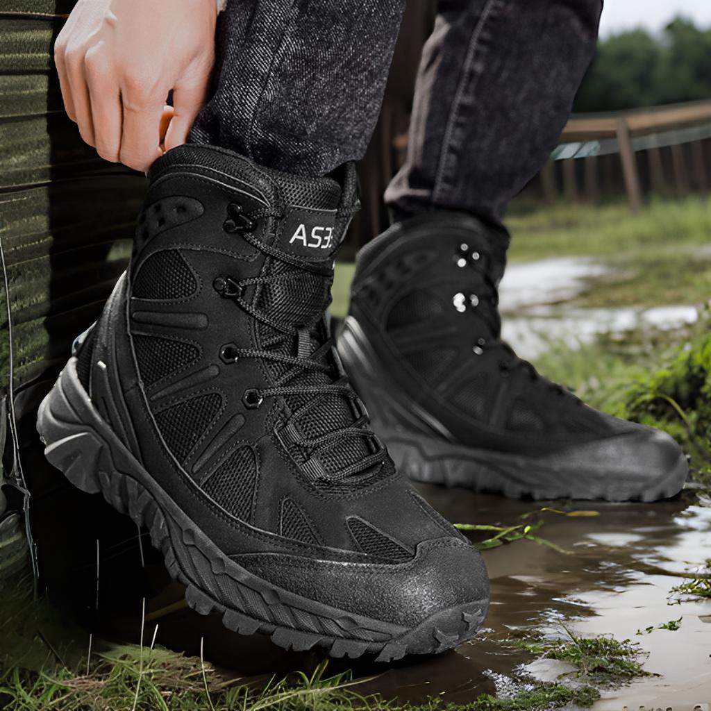 Herren Outdoor-Stiefel Wasserdicht Rutschfest Robust