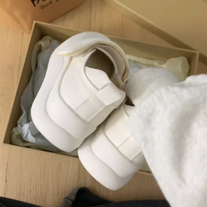 Damen Sneaker Bequem Komfortabel Klettverschluss
