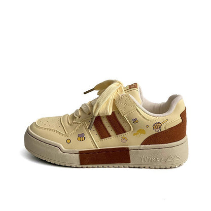 Damen Sneaker Trendy Lustige Motive Mode Schuhe