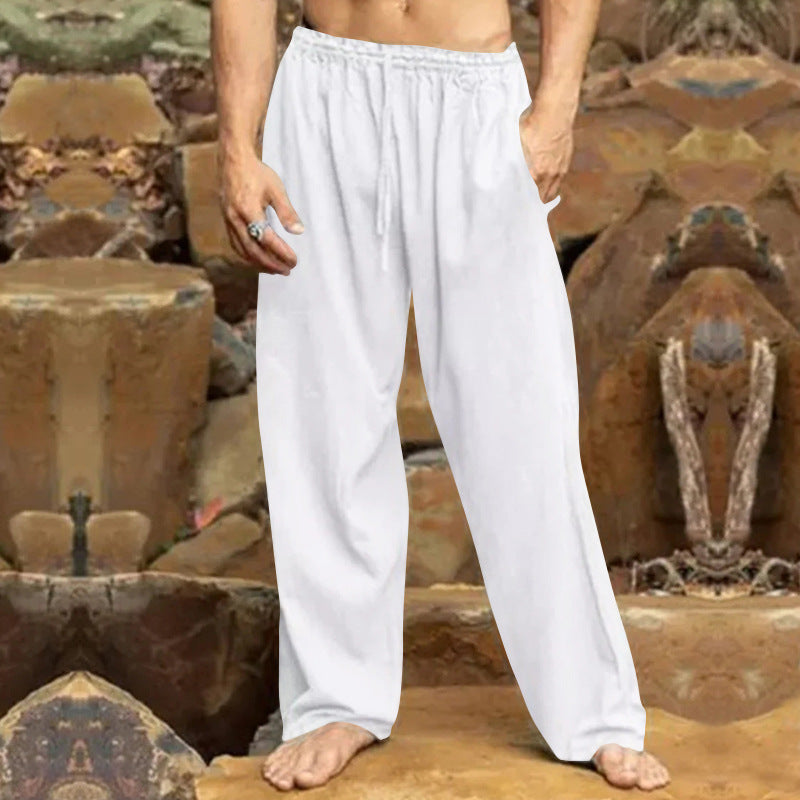 Bequeme Herrenhose Freizeithose Elastischer Bund
