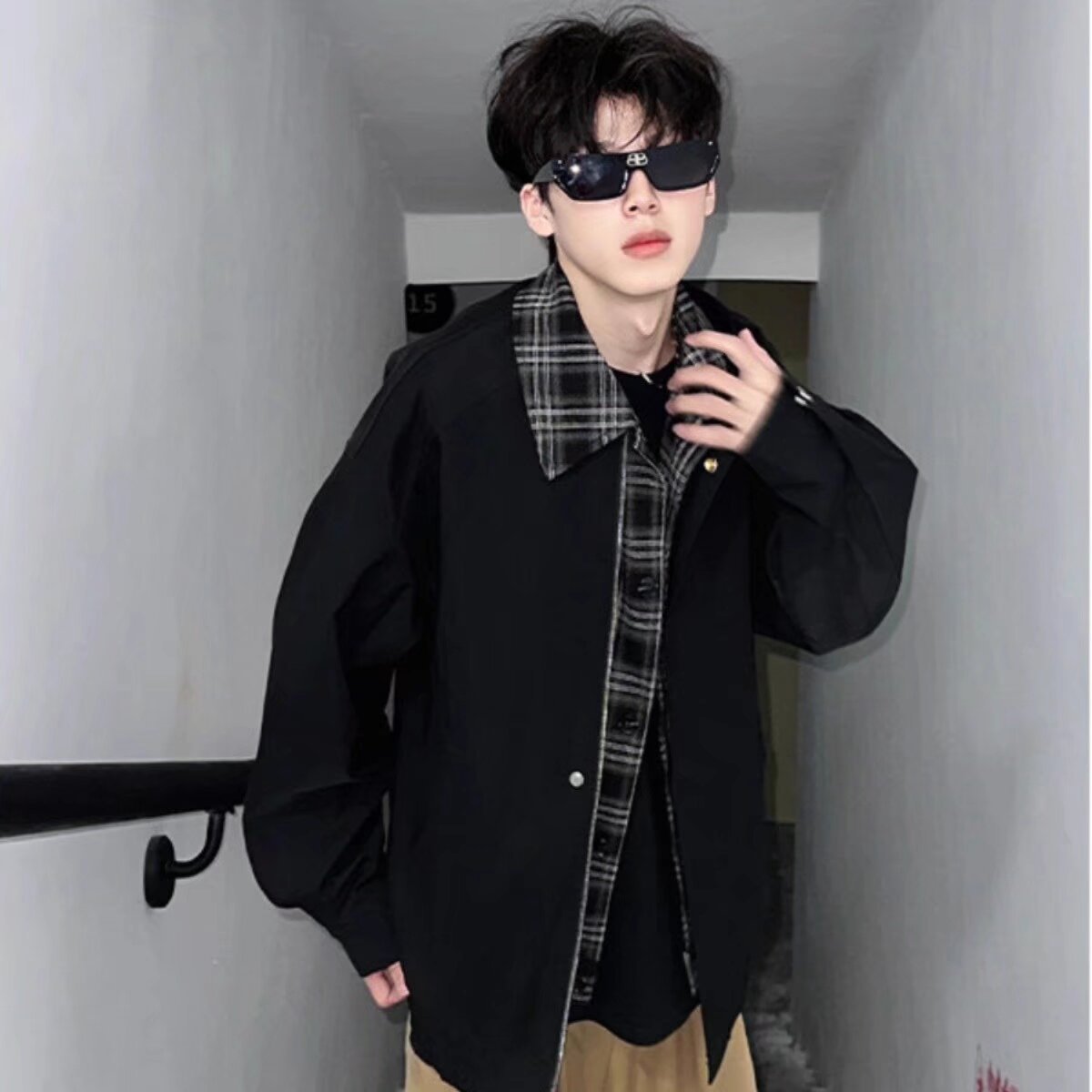 Herren Lederjacke Modern Berlin Stil