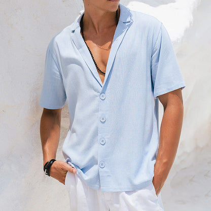 Herren Kurzarmhemd Modern Slimfit