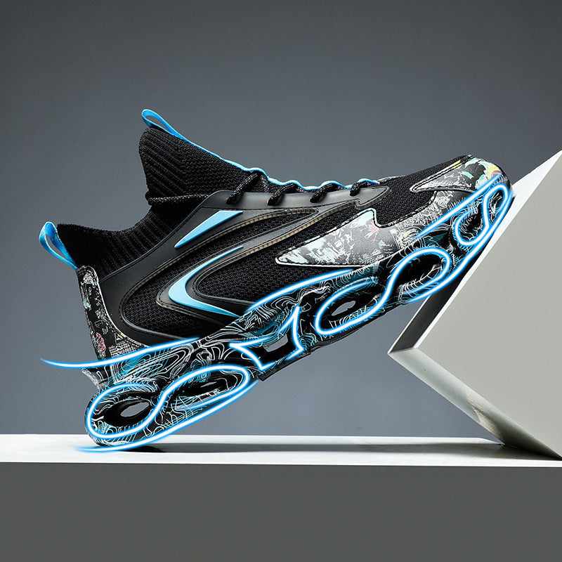 Damen Laufschuhe Sportlich High-Top Mit Dämpfung Technologie