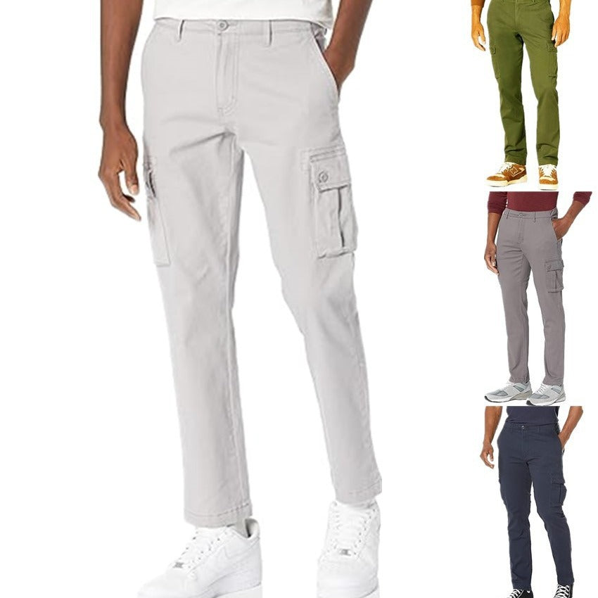 Herren Cargo-Hose Robust Praktisch Mit Vielen Taschen - BerlinGlamour