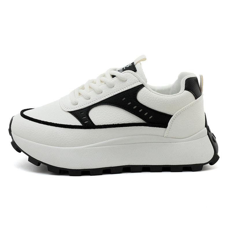 Damen Sneaker Plattform Schuhe Modisch Rutschfest