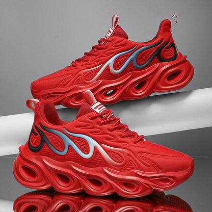 Damen Sneaker Sportlich Air Boost Laufschuhe Mit Innovativer Sohle