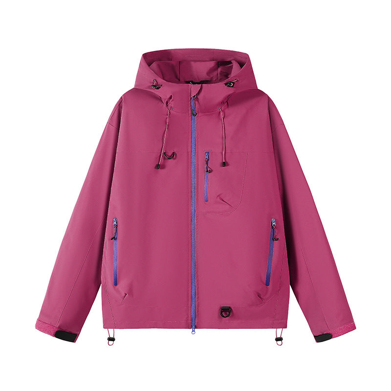 Wasserabweisende Herren Outdoorjacke Funktionell Winddicht