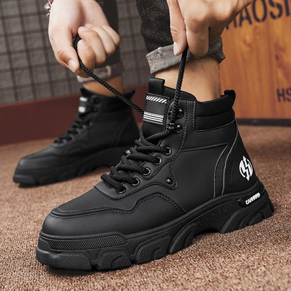 Damen Sneaker High-Top Sportlich Rutschfest Trendy