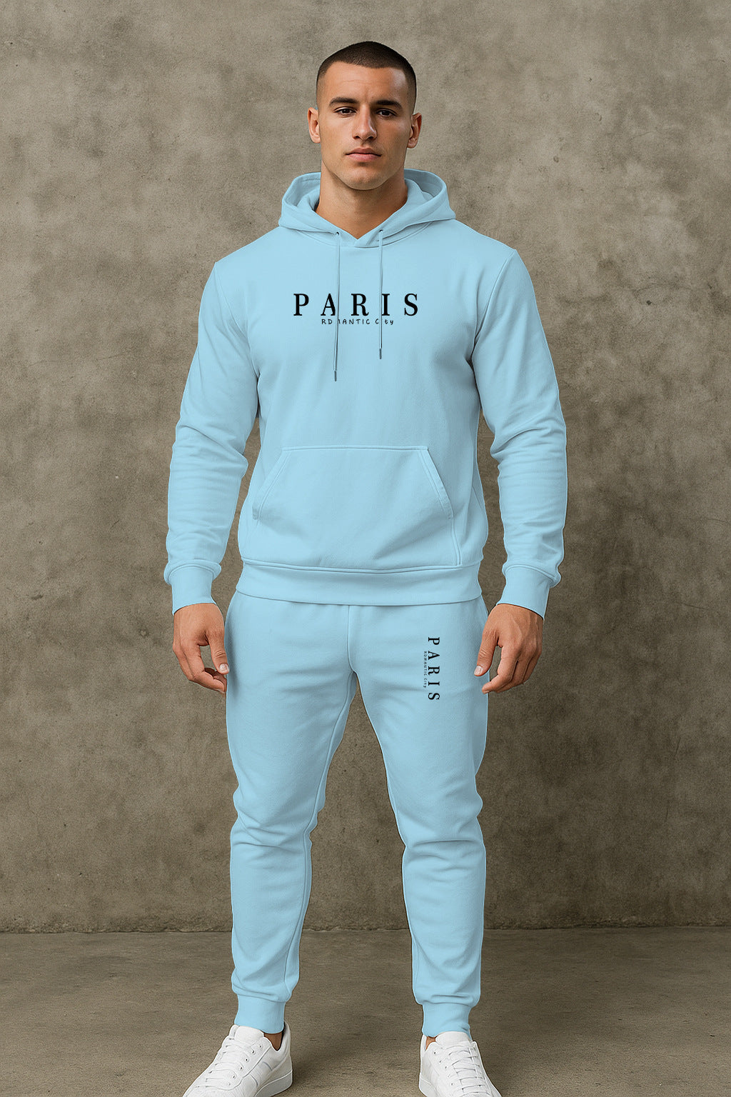 Bequemer Herren Sweatanzug Sportlich Modern