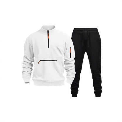 Ein modernes Sportliches Freizeit-Set mit praktischen Reißverschlusstaschen und modernem Schnitt BerlinGlamour für den ambitionierten Sportler.
