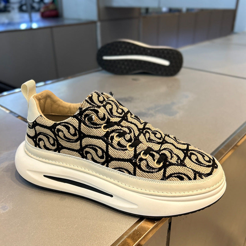 Damen Sneaker Trendy Einzigartig Textil Design